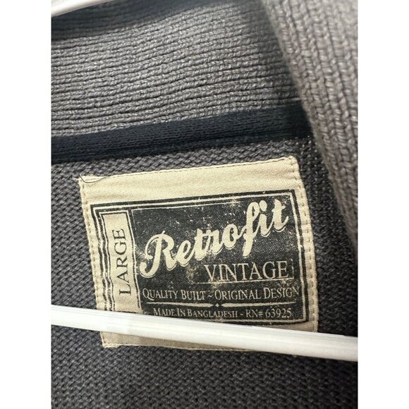 Retro Fit Vintage size large gray sweater - Picture 6 of 10